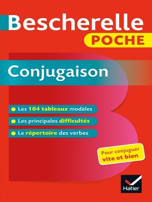 cover image of Bescherelle poche Conjugaison